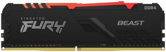  Зображення Пам'ять ПК Kingston DDR4 32GB 3200 FURY Beast RGB 